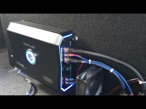 install and breaking in 10" planet audio sub and pl1500.1 amp