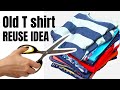 DIY idea From Old T-shirt // Recycle Idea From Old T-shirt // By Hand made Ideas