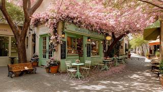 Download lagu Cherry Blossom Bakery Café in an Old Town Spring Morning 🌸 Soft Jazz for Calm Mind & Peaceful Start☕ mp3