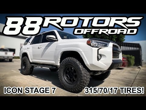 2018 Toyota 4Runner Icon Stage 7 CHOPPED for 315/70/17 Tires!