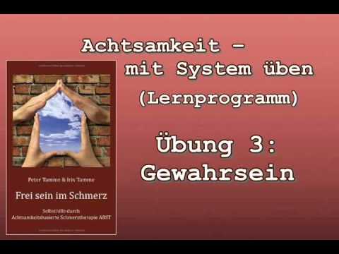 Achtsamkeit - mit System üben - 3 "Gewahrsein"