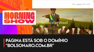 Site com domínio em nome de Bolsonaro faz críticas ao presidente