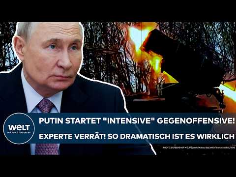 PUTINS KRIEG: "Intensive" Gegenoffensive in Kursk! Experte verrät! So dramatisch ist es wirklich!