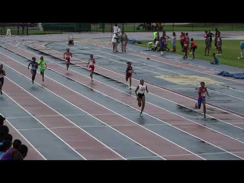Girls 200m Dash 11-12 Year Old Heat 1 - 44th Annual Northwest Track and Field Classic 2019