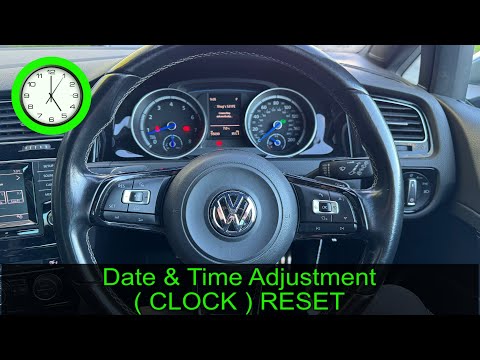 2014 VW GOLF R - Date & Time adjustment