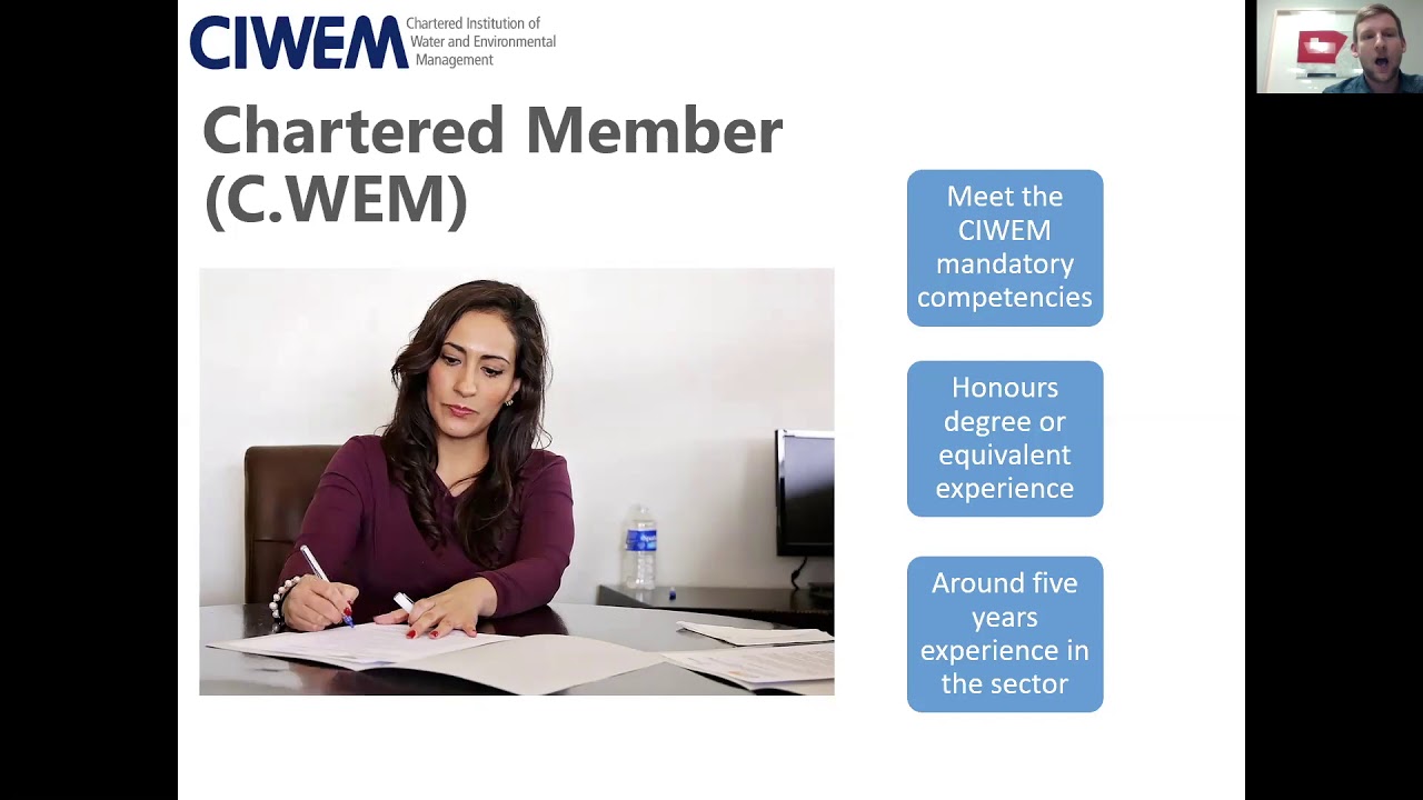 CIWEM Early Careers Webinar - Learn more about Chartership with CIWEM