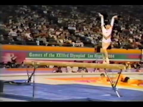 1st T ROM Laura Cutina BB - 1984 Olympic Games  9.800