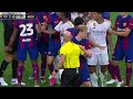 FC Barcelona Vs Real Madrid Fight 😱🔥| Never A Friendly Match| #elclasico #fcbvsrma