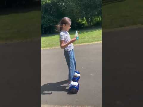 ice cream on hover board