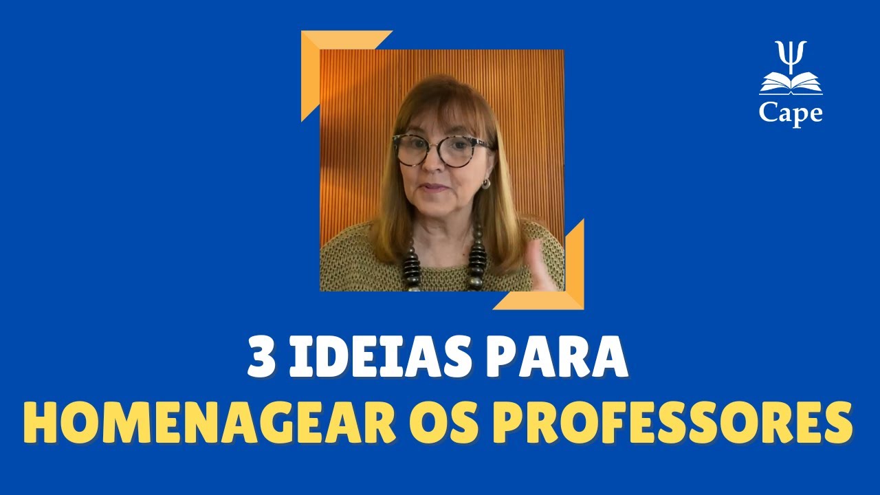 Três ideias para homenagem do Dia do Professor