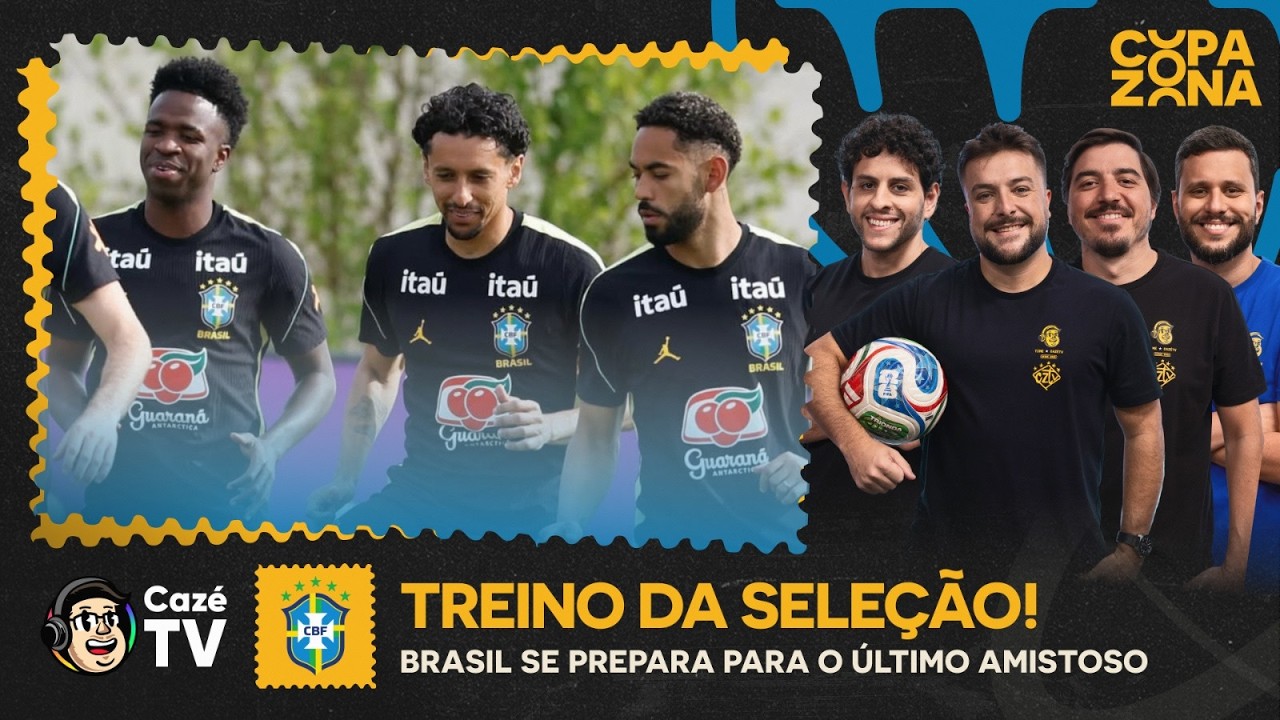 AO VIVO: TREINO DA SELEÇÃO BRASILEIRA DIRETO DOS ESTADOS UNIDOS | COPAZONA