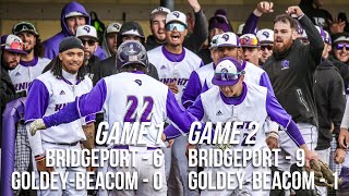 Bridgeport Baseball Sweeps Goldey-Beacom on Senior Day