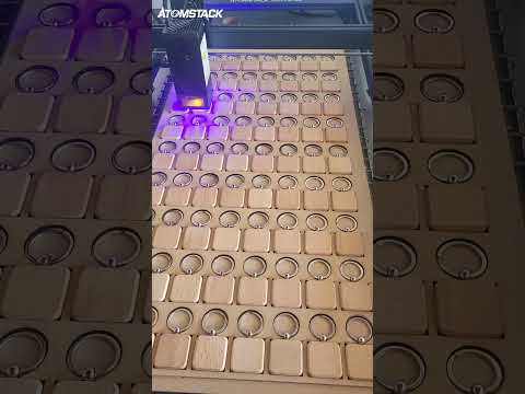 Batch Production of Keychains with Laser Engraving Machine