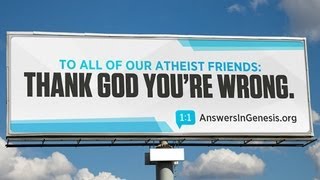 Goofy Creationist Billboards Go After Atheists