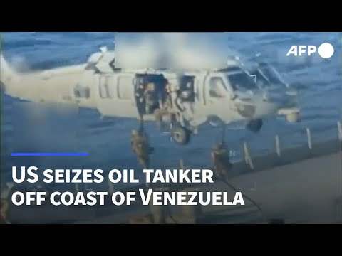 Video | US military seizes oil tanker off the coast of Venezuela | AFP