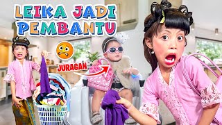 Download lagu LEIKA BECOMES A MAID NAMED JUMINTEN?? SO FUN! 😍 FUNNY KIDS VIDEO mp3