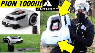 ANTHBOT PION 1000 robot tagliaerba recensione tutorial test robot tosaerba con filo perimetrale