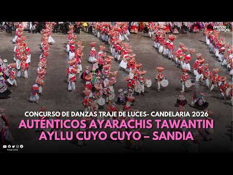 #Puno: Auténticos Ayarachis Tawantin Ayllu Cuyo Cuyo – Sandia - Candelaria 2026