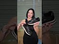 Кроссовки женские кожа и замш 596136 Черные Відео