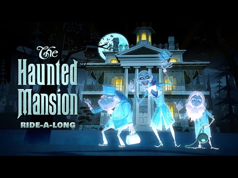 THE HAUNTED MANSION Animated Ride-A-Long