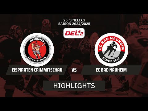 DEL2: Eispiraten Crimmitschau vs. EC Bad Nauheim I Highlights - 25. Spieltag | SDTV Eishockey