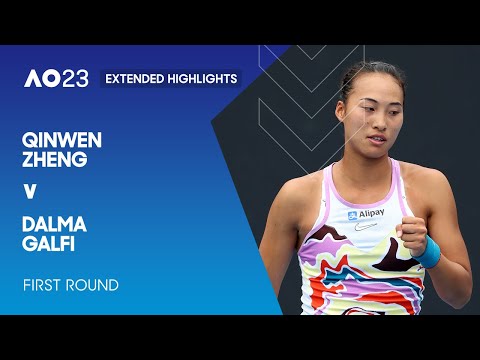 Qinwen Zheng v Dalma Galfi Extended Highlights | Australian Open 2023 First Round
