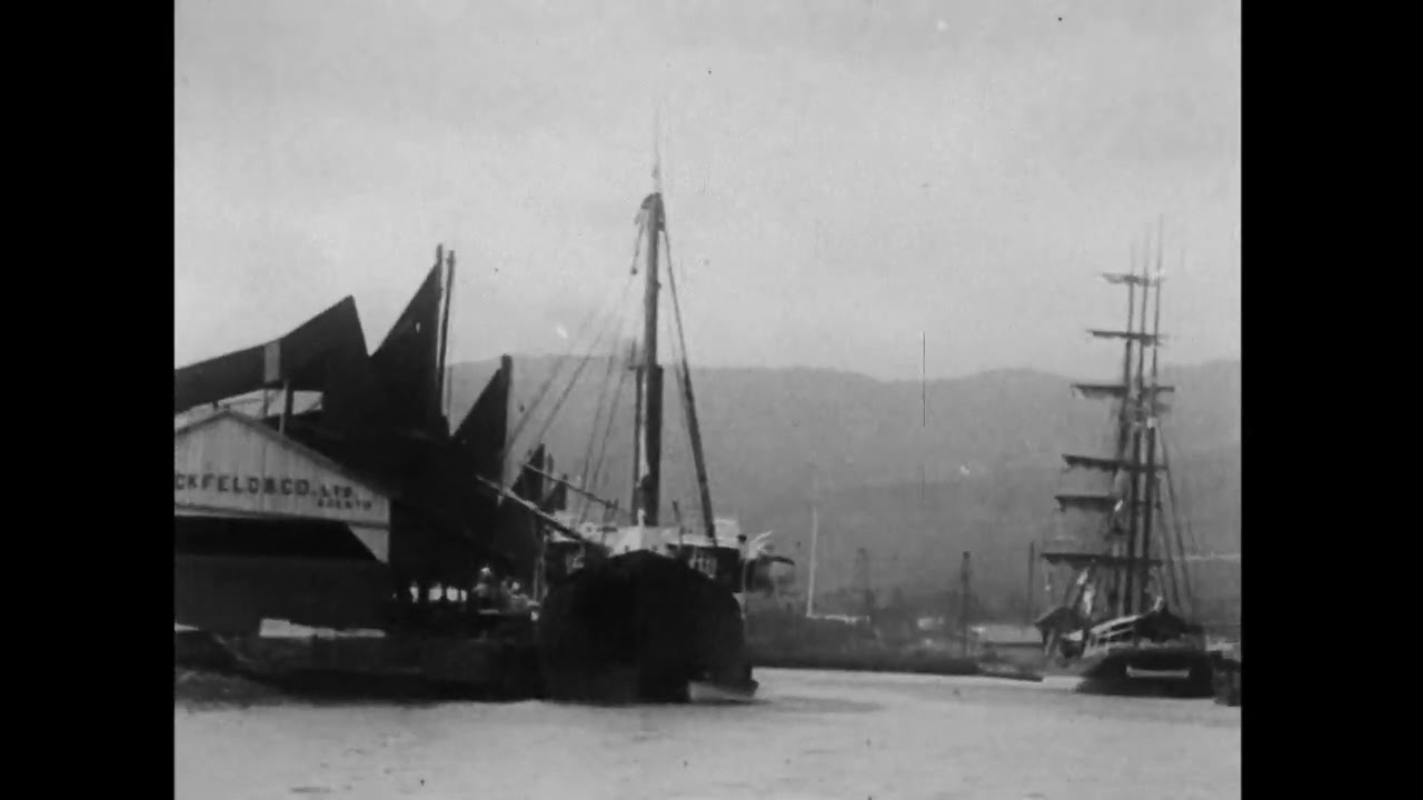 Panoramic View, Honolulu Harbor, Hawaiian Islands (1906) Edison
