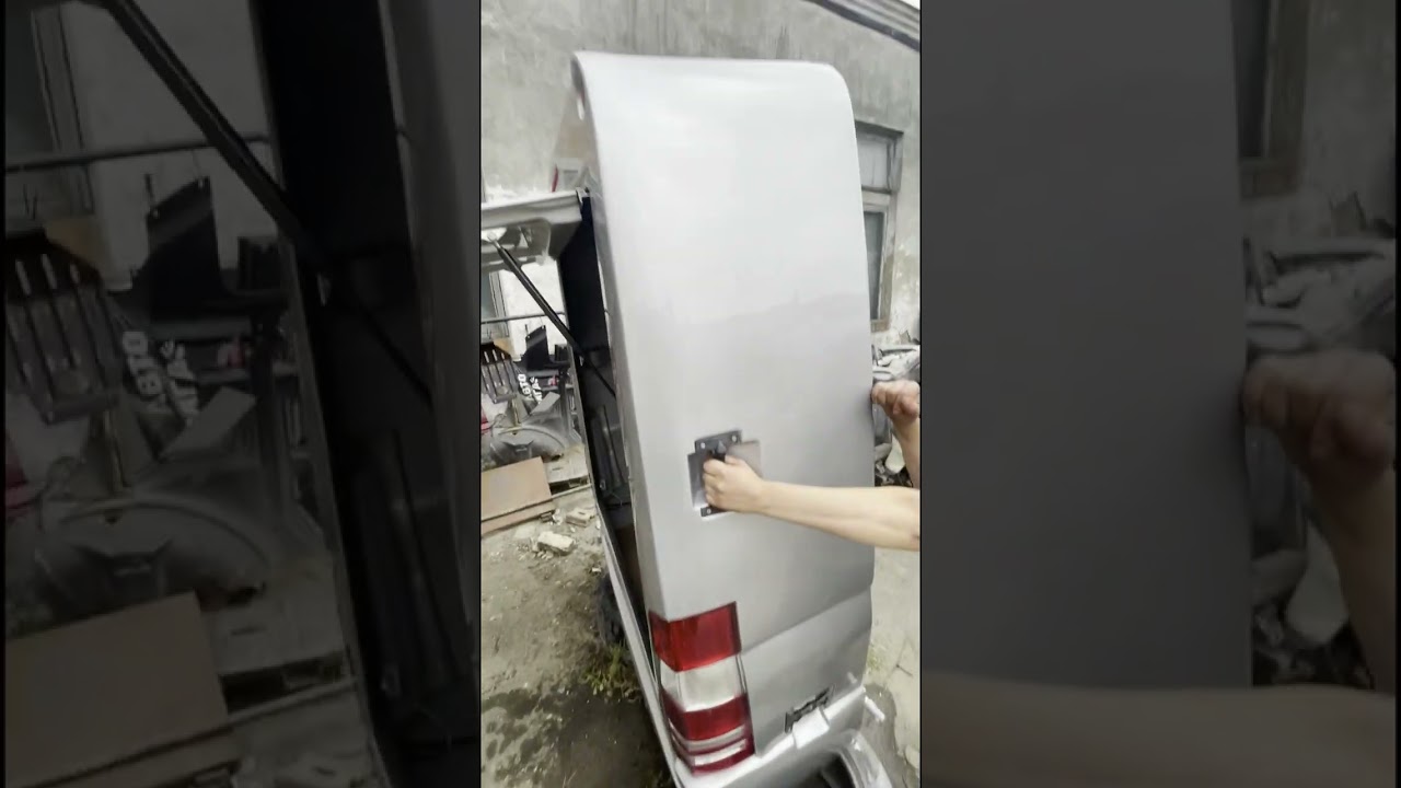 Mercedes Sprinter W906 2006-2018 рр. Навісний багажник (Сірий) Video 1