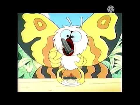 Giantess Mothra vores building!