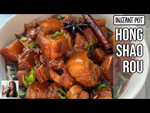 🐷 Chinese Red Braised Pork Belly (Hong Shao Rou 红烧肉) INSTANT POT Recipe | Rack of Lam