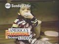 ABC America S Funniest Home Videos Promo October 1995