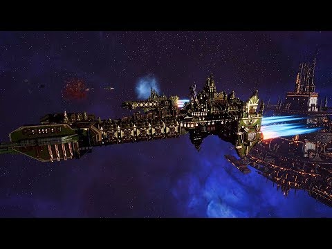 Space Marines vs Necrons! - 1v1 Multiplayer Gameplay, Battlefleet Gothic Armada 2