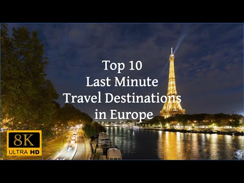 Top 10 Last Minute Travel Destinations in Europe in 8K | Ultimate Travel Guide