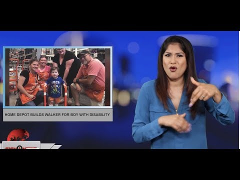 Home Depot builds walker for boy with disability (ASL - 5.27.19)