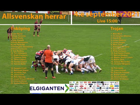2021-09-04 Enköping vs Trojan, Allsvenskan Herr 15s "4K"