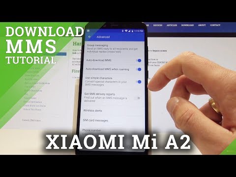 How to Auto Download MMS in XIAOMI Mi A2 - Enable MMS Download