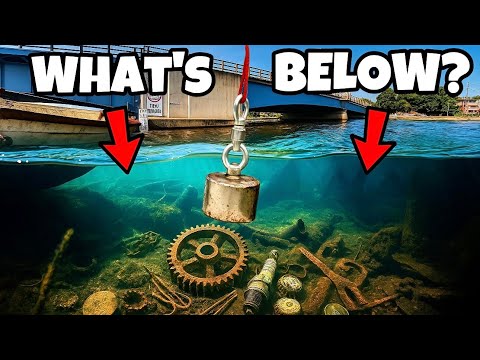 Dropped My Magnet Into the Deep… Something’s Moving Down There! (Magnet Fishing)