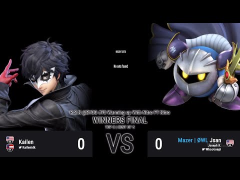BYOG #70 | Kailen (Joker) Vs. Jsan (Meta Knight)  | Top 8 Winners Final