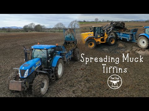 Spreading Muck 2020 - Declan Harrison - New Holland Power - Tiffins Contracting