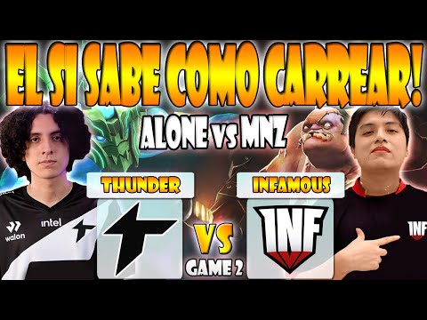 THUNDER AWAKEN VS INFAMOUS BO2[GAME 2] ALONE VS MNZ - BTS PRO SERIES 13:AMERICAS - DOTA 2