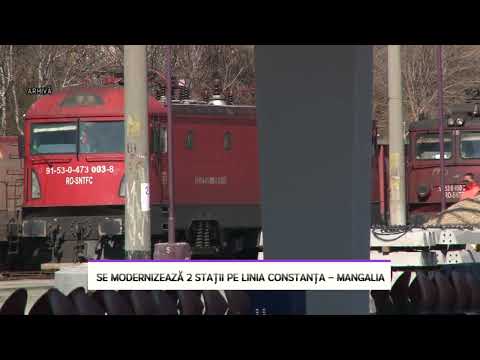 Se modernizează 2 staţii pe linia Constanța – Mangalia - LITORAL TV
