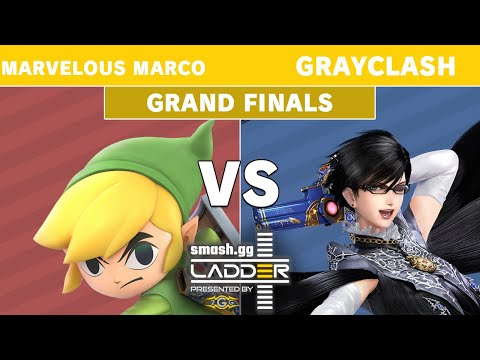 smash.gg Ladder Day 4 - Marvelous Marco (Toon Link) Vs. GrayClash (Bayonetta) - Grand Finals