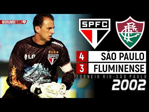 São Paulo 4x3 Fluminense - 2002 - FRANÇA, KAKÁ, ROGÉRIO E MUITO FUTEBOL ARTE!!