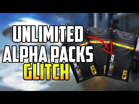 Rainbow six siege NEW INFINITE ALPHA PACKS GLITCH WORKING AFTER WHITE NOISE UPDATE (still works)