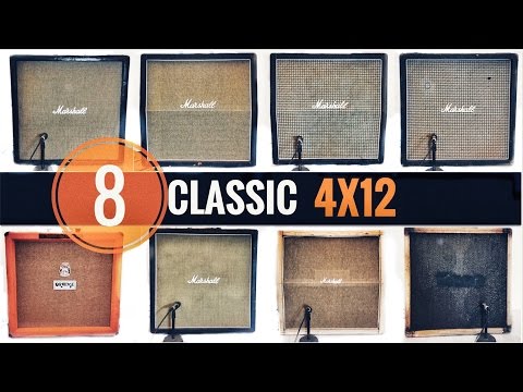 Comparing 8 CLASSIC Guitar Speaker Cabinets PROPERLY PUSHED!