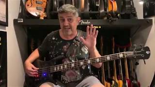 Video thumbnail for Rudy Sarzo Signature Spector Bass Review by Paulo Negrao