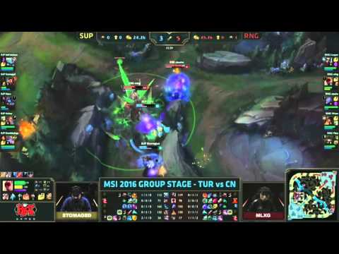 2016 MSI Day1 SUP vs RNG Highlights Super Massive eSports vs Royal Never Give Up
