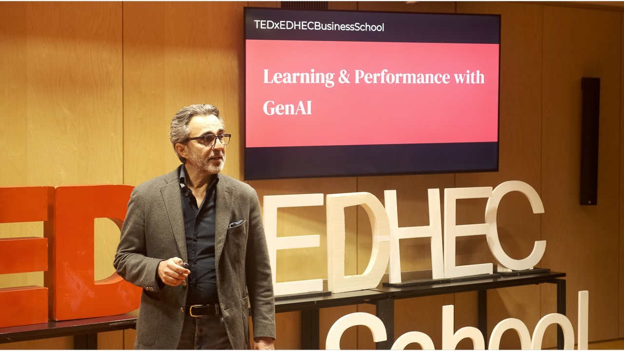 Learning and performance with GenAI | Franck Nassiri | TEDxEDHECBusinessSchool