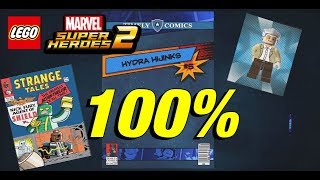 Lego Marvel Super Heroes 2 | #5 Hydra Hijinks | All Collectibles Minikits Token Rescue