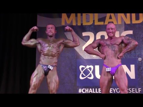 Posedown Class 2 - NABBA Midlands 2016